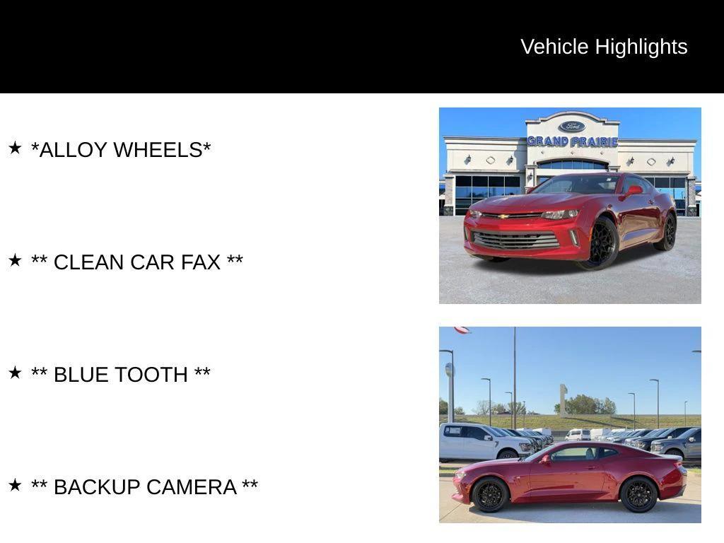 used 2018 Chevrolet Camaro car, priced at $15,499