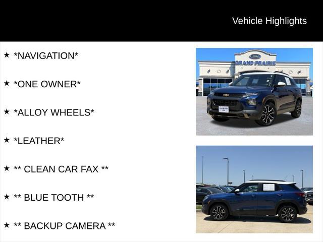 used 2022 Chevrolet TrailBlazer car, priced at $19,853