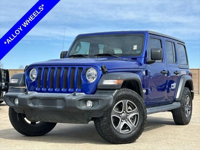 used 2018 Jeep Wrangler Unlimited car, priced at $21,079