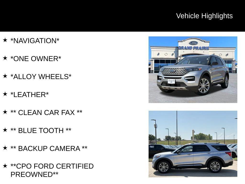 used 2023 Ford Explorer car, priced at $28,712