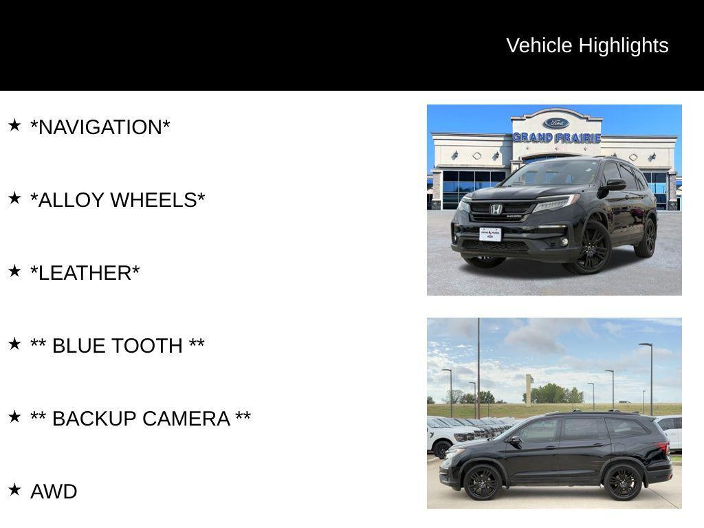 used 2020 Honda Pilot car, priced at $22,544