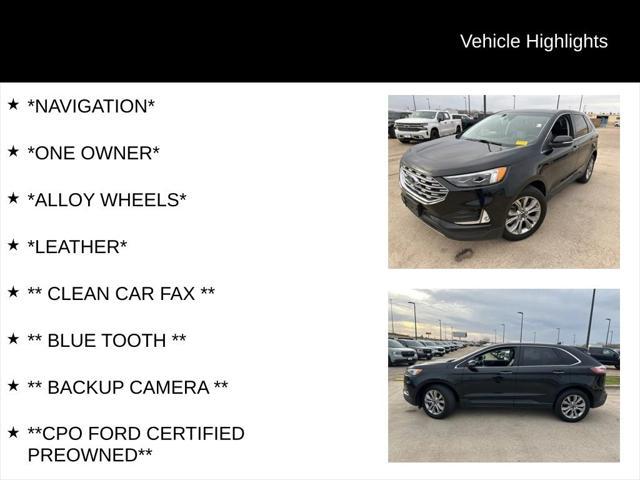 used 2022 Ford Edge car, priced at $20,348