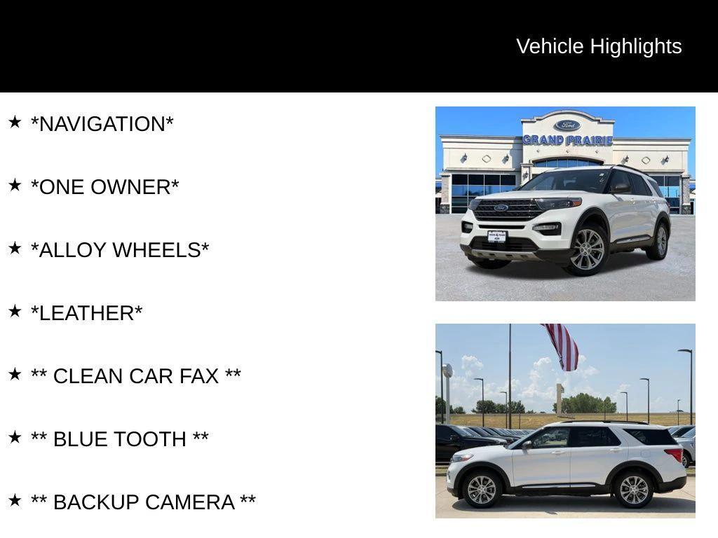 used 2022 Ford Explorer car, priced at $25,481