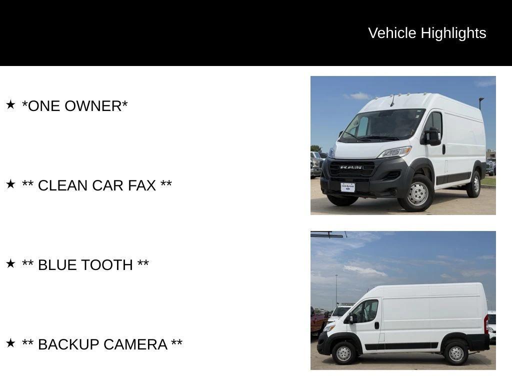 used 2023 Ram ProMaster 2500 car, priced at $24,492