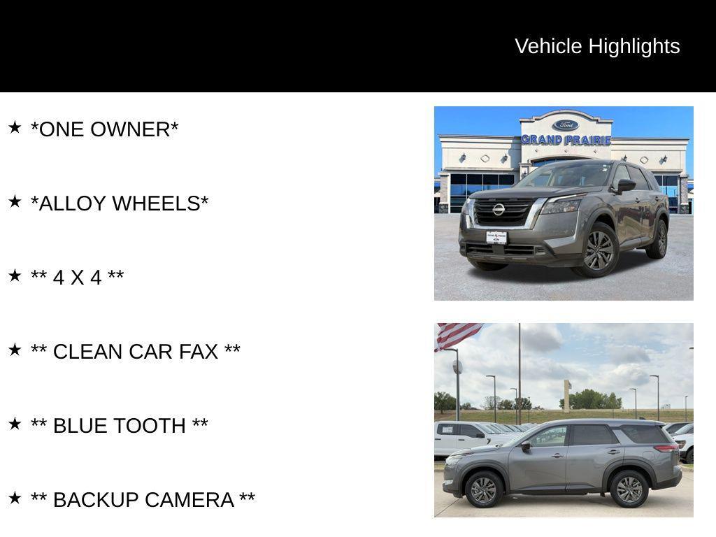 used 2023 Nissan Pathfinder car, priced at $27,090