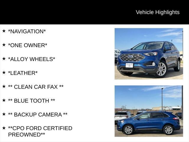 used 2022 Ford Edge car, priced at $21,707