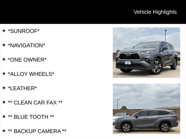 used 2022 Toyota Highlander car, priced at $32,000