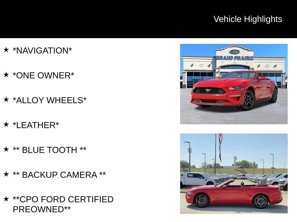 used 2023 Ford Mustang car, priced at $22,950