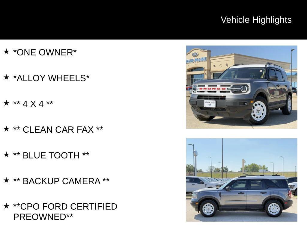 used 2024 Ford Bronco Sport car, priced at $27,499