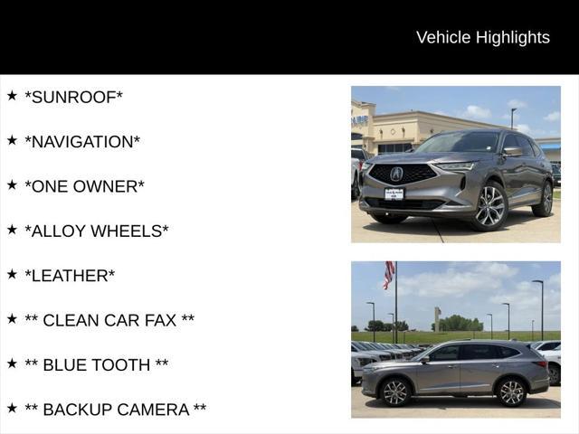 used 2022 Acura MDX car, priced at $34,241