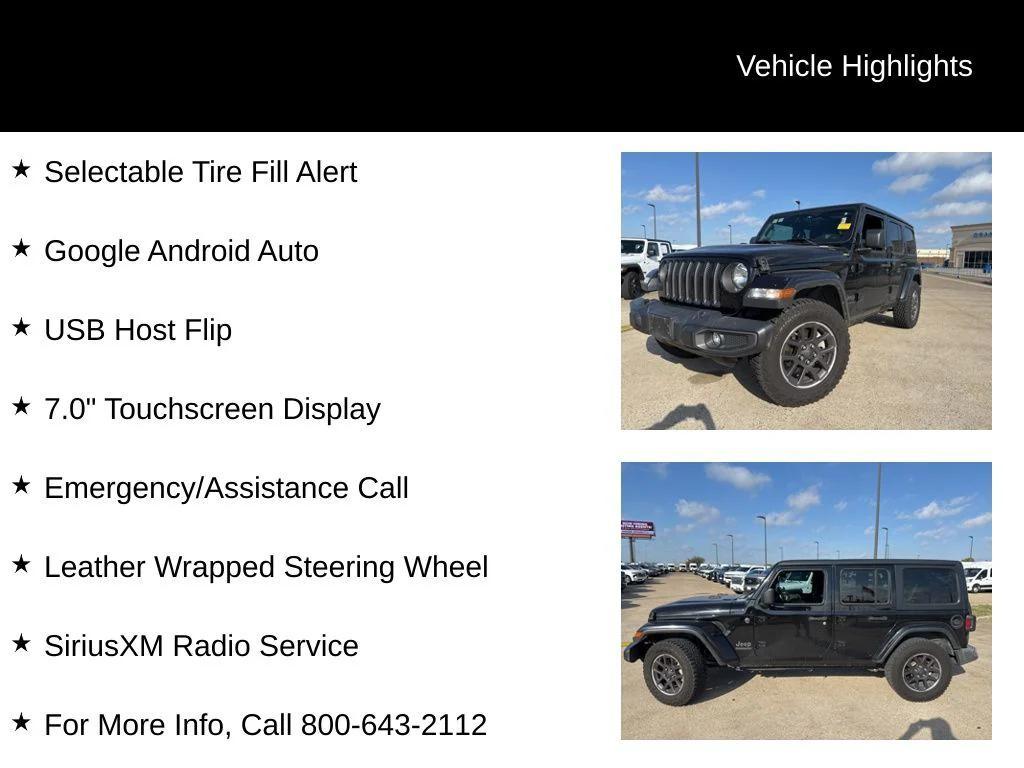used 2021 Jeep Wrangler Unlimited car, priced at $24,585