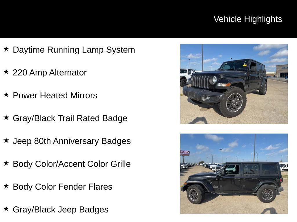used 2021 Jeep Wrangler Unlimited car, priced at $24,585