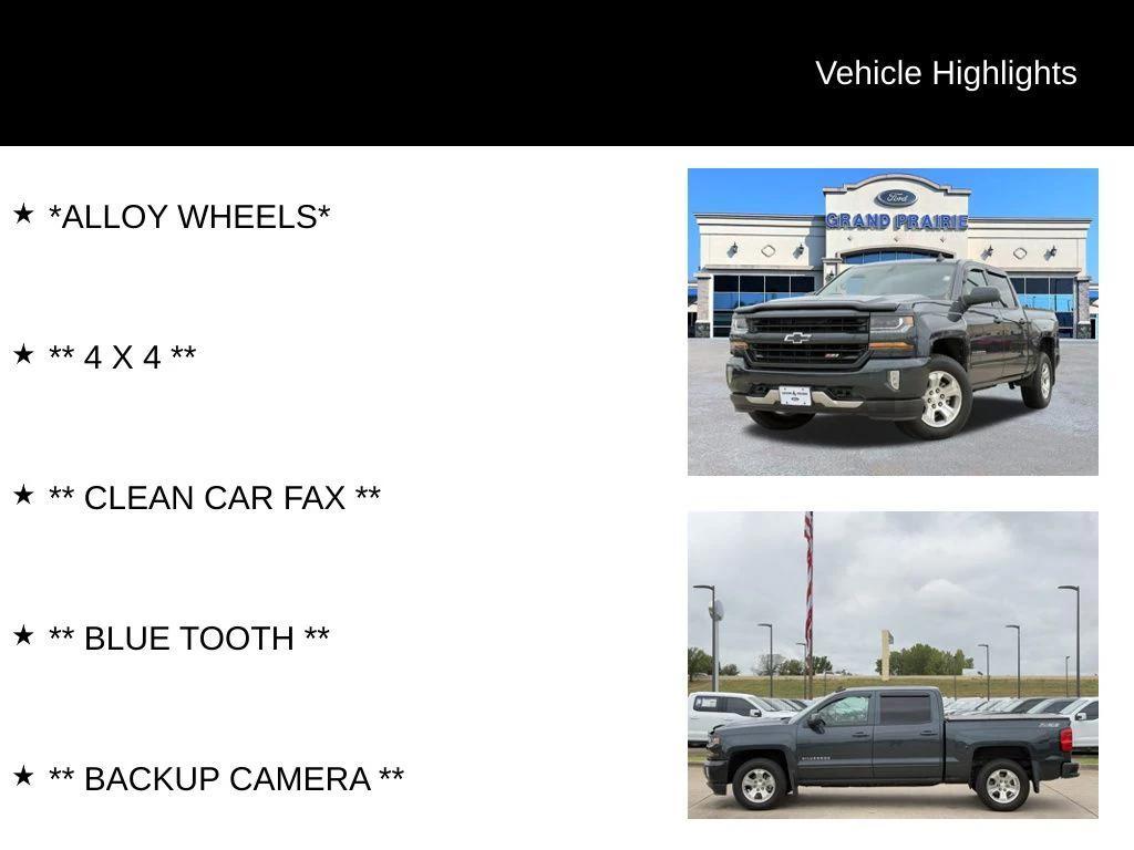 used 2017 Chevrolet Silverado 1500 car, priced at $24,725