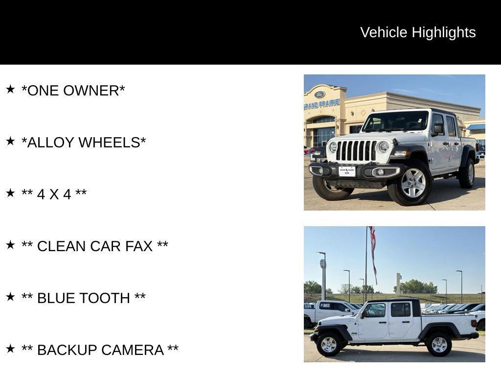 used 2023 Jeep Gladiator car, priced at $23,922