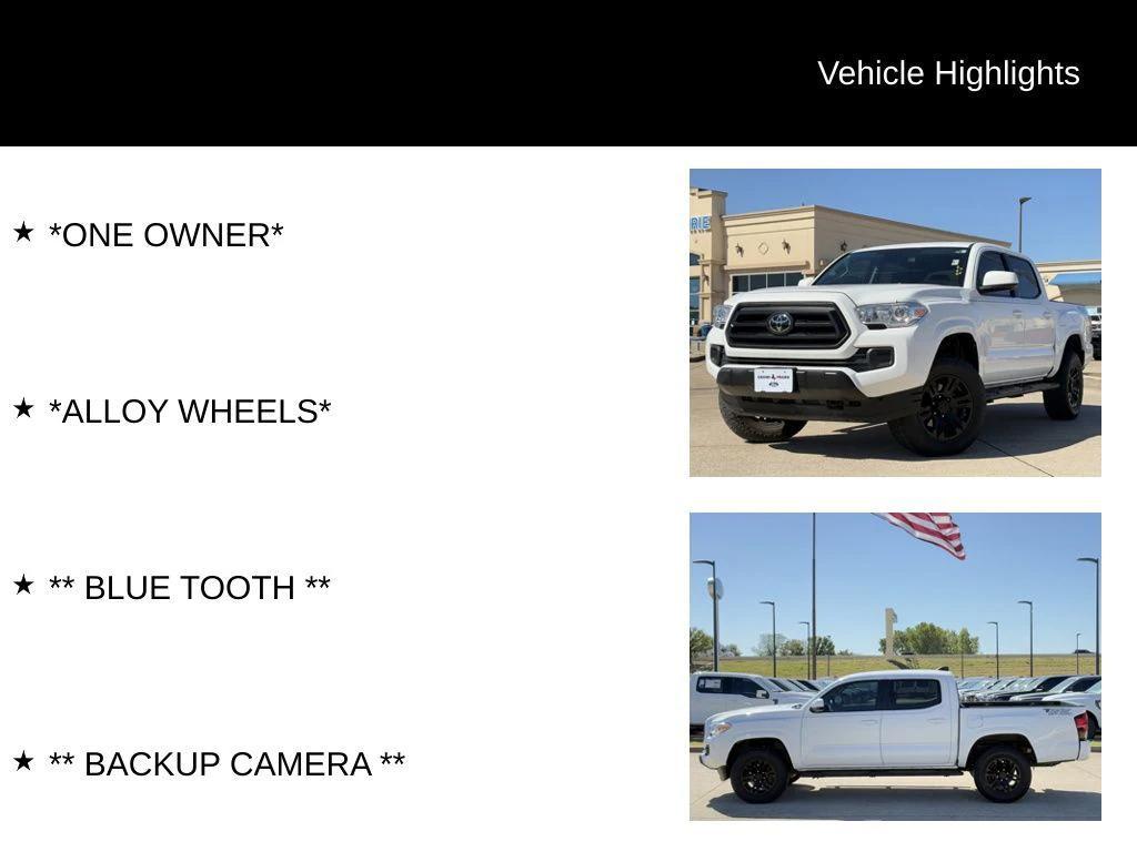 used 2022 Toyota Tacoma car, priced at $22,999