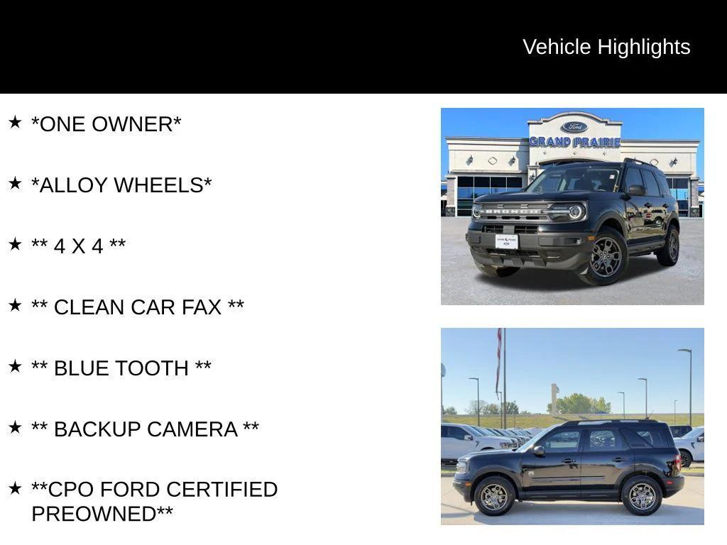 used 2022 Ford Bronco Sport car, priced at $23,059