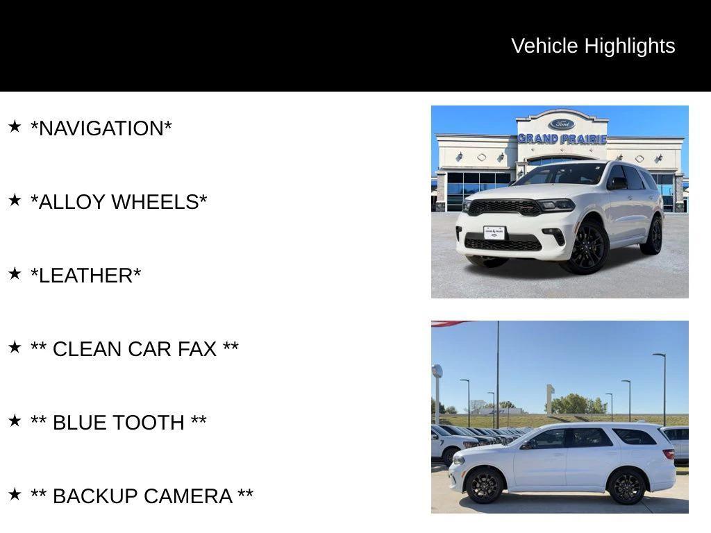 used 2021 Dodge Durango car, priced at $19,992