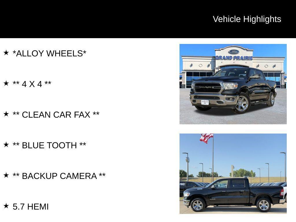 used 2020 Ram 1500 car, priced at $27,927