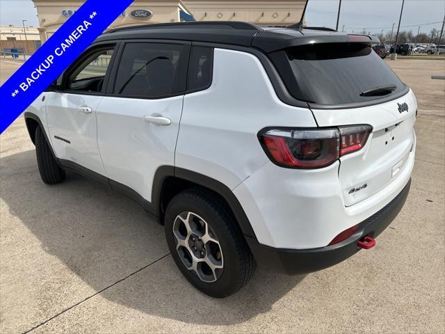 used 2022 Jeep Compass car, priced at $24,452