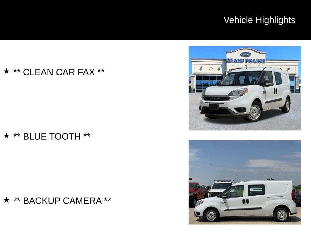 used 2022 Ram ProMaster City car, priced at $19,299
