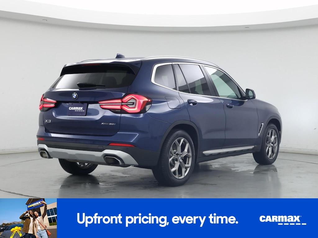 used 2022 BMW X3 car, priced at $34,998