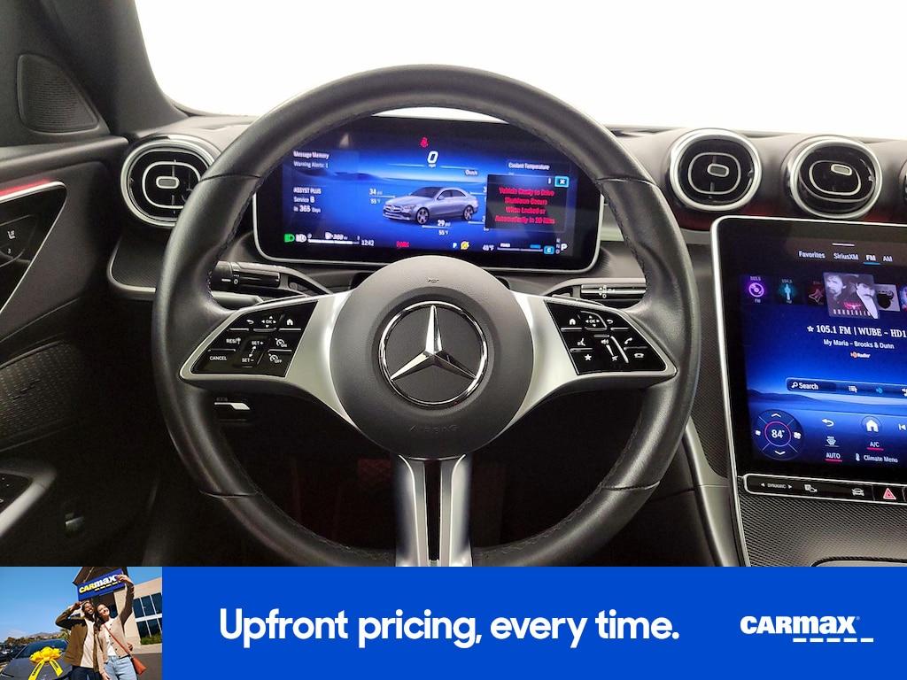 used 2024 Mercedes-Benz C-Class car, priced at $36,998