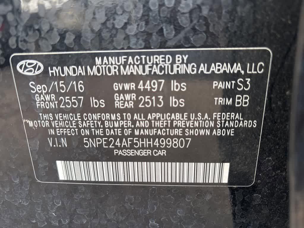 used 2017 Hyundai Sonata car, priced at $4,999