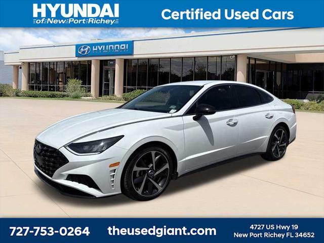 used 2021 Hyundai Sonata car, priced at $17,342