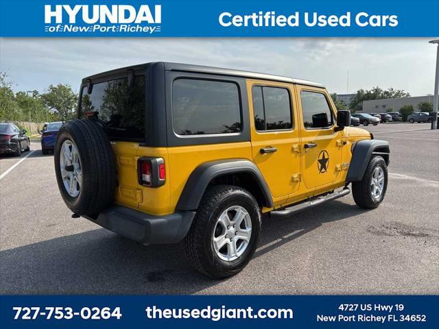 used 2020 Jeep Wrangler Unlimited car, priced at $19,999