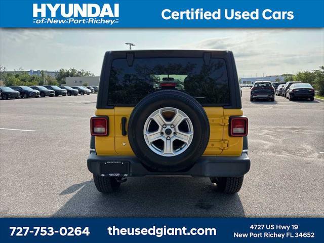 used 2020 Jeep Wrangler Unlimited car, priced at $21,912
