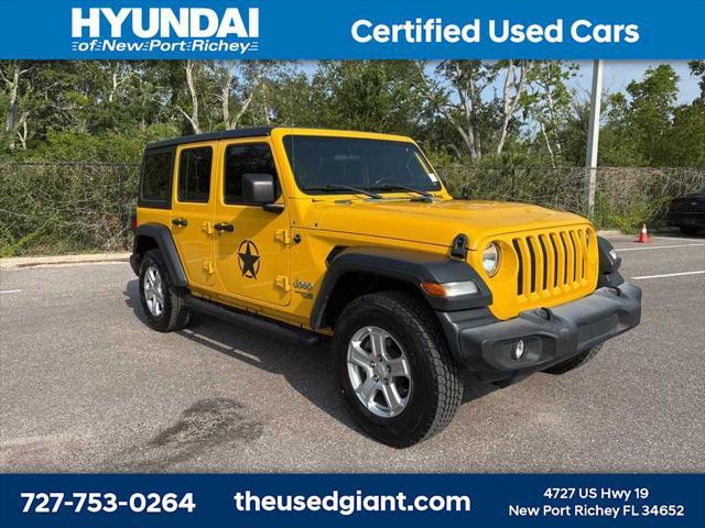 used 2020 Jeep Wrangler Unlimited car, priced at $19,999