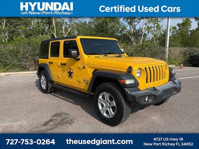 used 2020 Jeep Wrangler Unlimited car, priced at $21,912