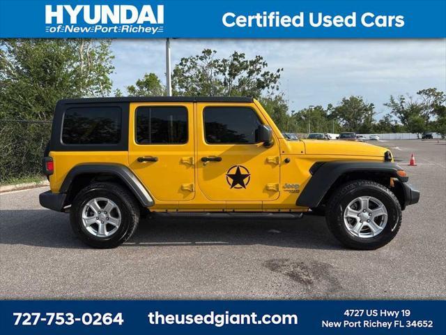 used 2020 Jeep Wrangler Unlimited car, priced at $21,912