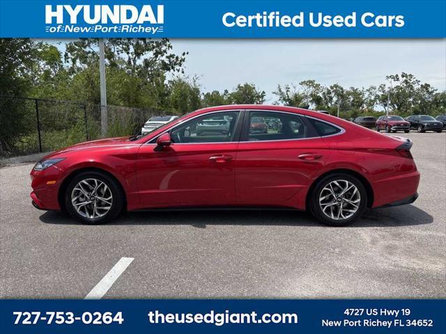 used 2021 Hyundai Sonata car, priced at $17,399