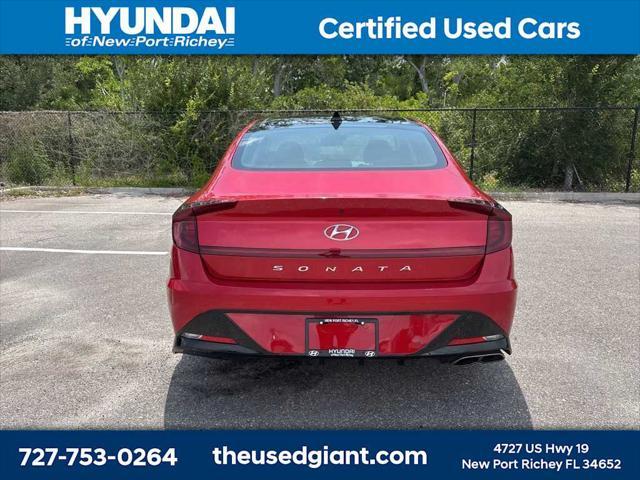 used 2021 Hyundai Sonata car, priced at $17,399