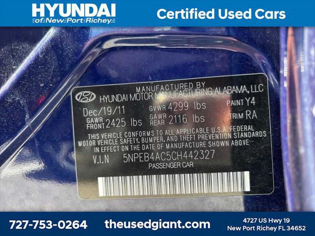 used 2012 Hyundai Sonata car, priced at $5,982