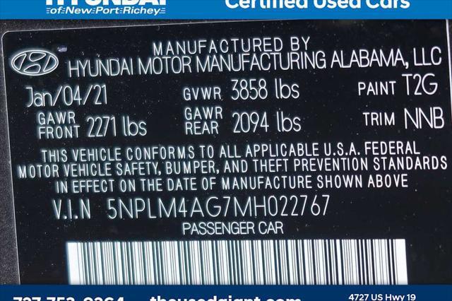 used 2021 Hyundai Elantra car, priced at $15,924