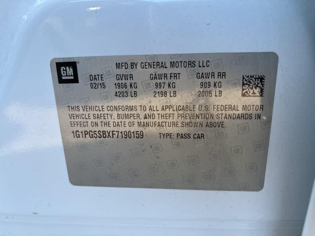 used 2015 Chevrolet Cruze car, priced at $4,999