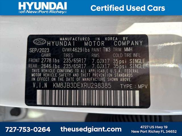 used 2024 Hyundai Tucson car, priced at $22,889