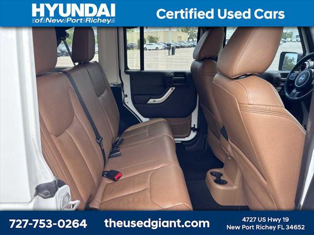 used 2016 Jeep Wrangler Unlimited car, priced at $19,998