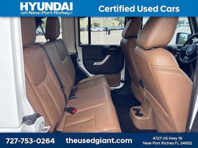 used 2016 Jeep Wrangler Unlimited car, priced at $19,998