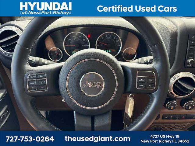 used 2016 Jeep Wrangler Unlimited car, priced at $19,998
