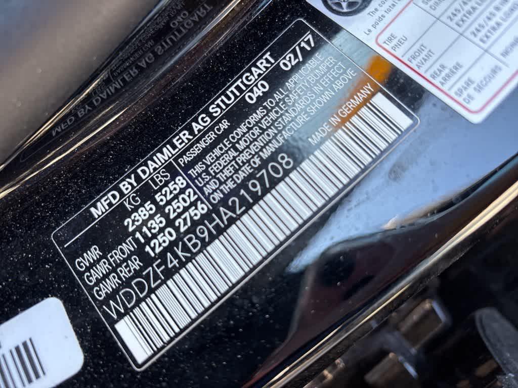 used 2017 Mercedes-Benz E-Class car, priced at $19,828