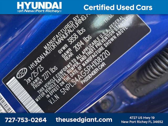 used 2023 Hyundai Elantra car, priced at $17,461