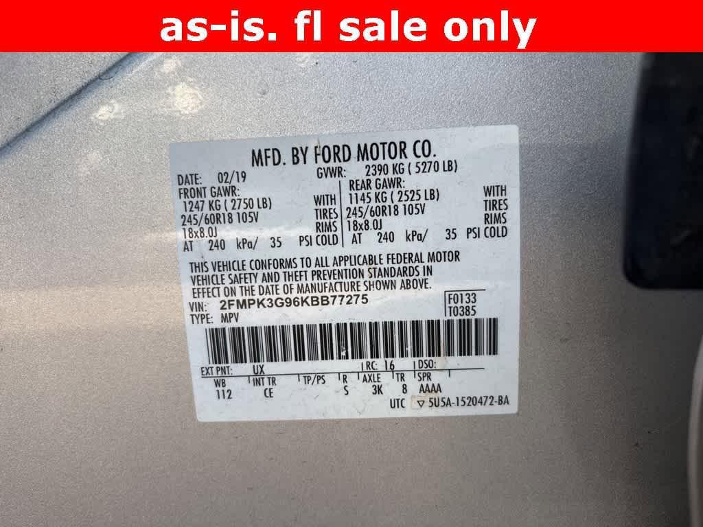 used 2019 Ford Edge car, priced at $5,999