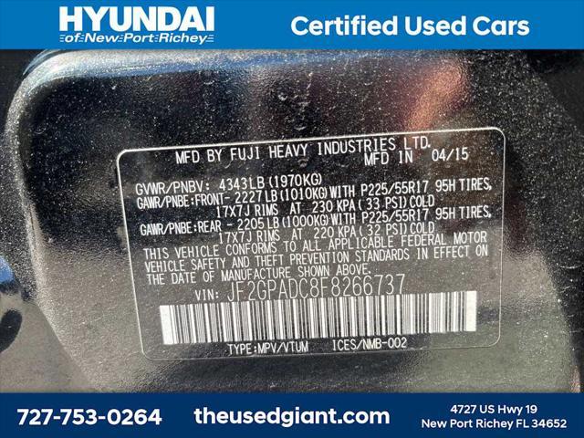 used 2015 Subaru XV Crosstrek car, priced at $14,805