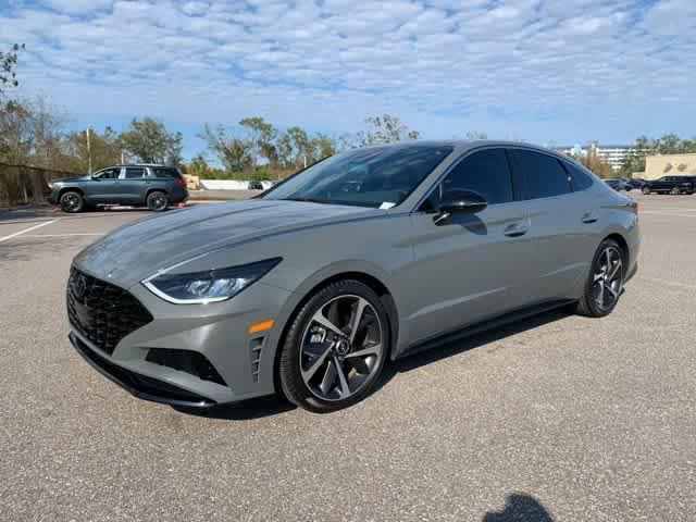 used 2021 Hyundai Sonata car, priced at $20,629