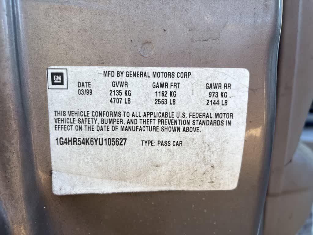 used 2000 Buick LeSabre car, priced at $499