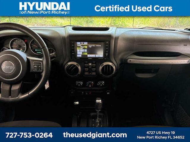 used 2016 Jeep Wrangler Unlimited car, priced at $19,427