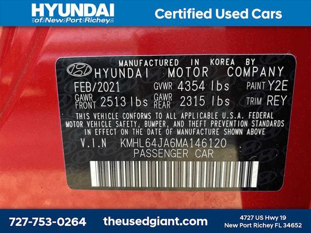 used 2021 Hyundai Sonata car, priced at $18,891